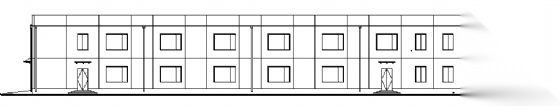 清华大学东区某钢结构食堂建筑施工图