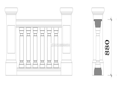 栏杆 柱