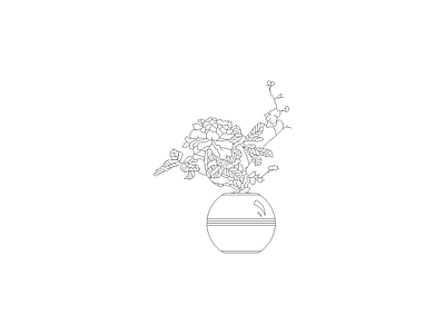 种绿植盆栽图块 植物