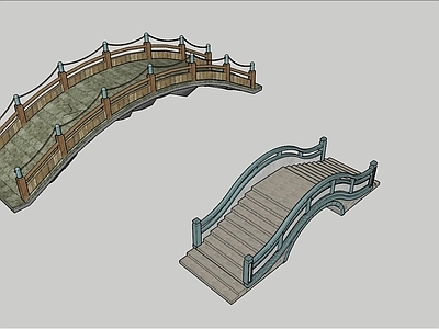 桥石桥小桥庭院桥公园桥饰品