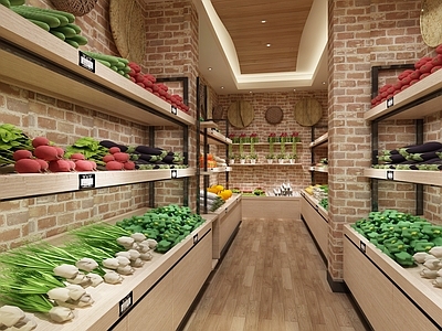 其它蔬菜店 货柜 蔬菜