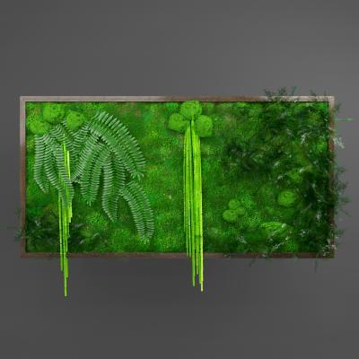 现代绿植墙 现代装饰品 花草