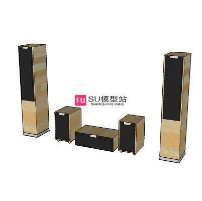 现代风格音响组合下载