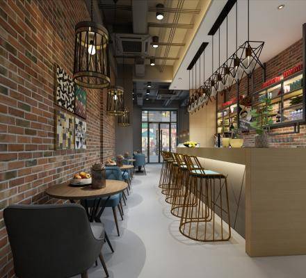 现代餐厅 餐桌 餐椅 主题餐厅 饭店