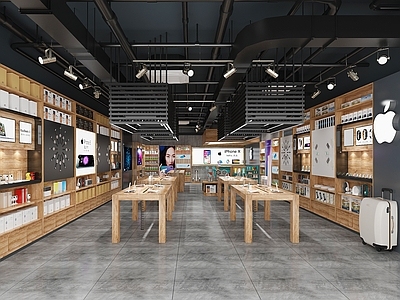 现代手机专卖店 苹果电脑 手机