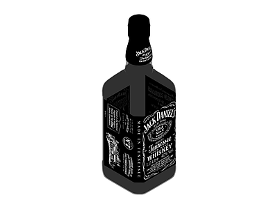 杰克丹尼威士忌酒瓶