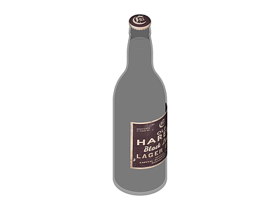 Old Hareem啤酒瓶模型