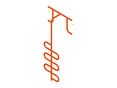 悬挂式螺旋灯具