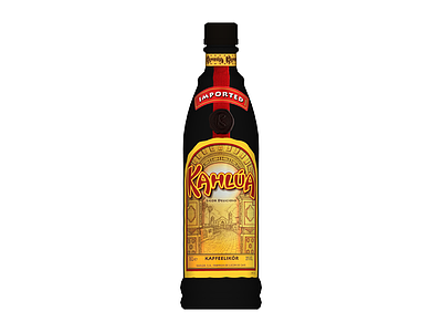 Kahlua咖啡利口酒模型