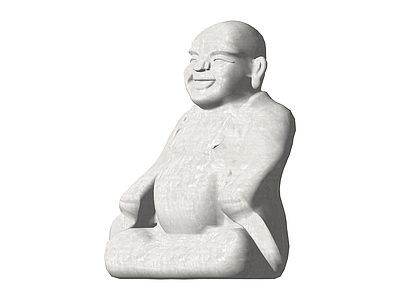 坐姿弥勒佛雕塑