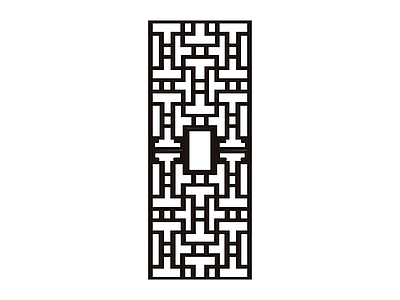 中式镂空雕花隔断