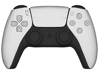 白色PS5手柄