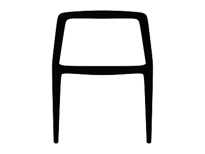四腿餐桌模型