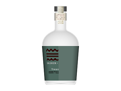 DASHER品牌海洋风味酒瓶