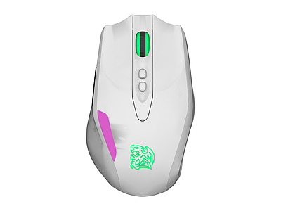 白色电竞鼠标模型