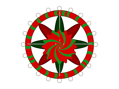 圣诞主题球形吊灯