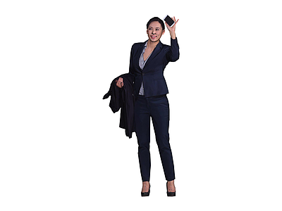 商务女性人物模型