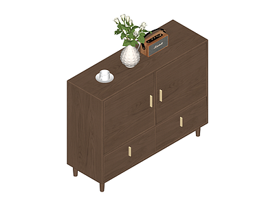 木质储物柜组合