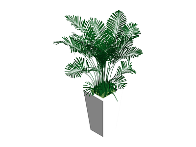 盆栽绿植模型