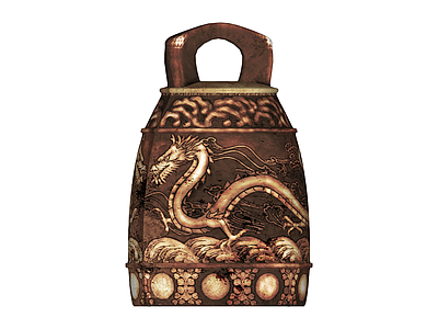 龙纹金属铃铛