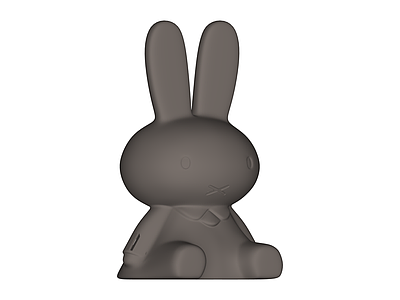 Miffy卡通兔子雕塑