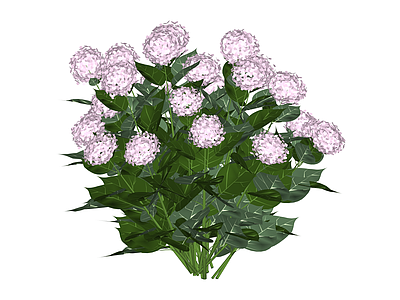 粉色绣球花艺组合