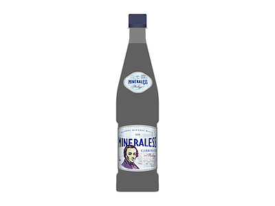 Mineraless碳酸水玻璃瓶