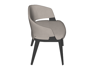 现代布艺软包餐椅