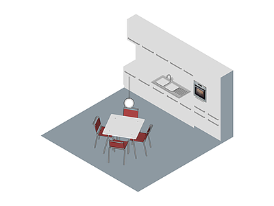 餐桌椅组合灯具