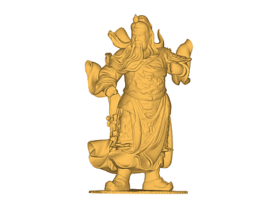 武将人物雕塑模型