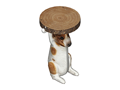 杰克罗素犬造型边几