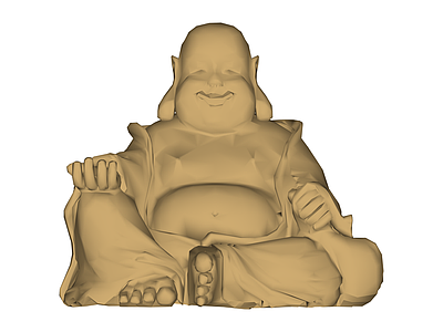 坐姿弥勒佛雕塑