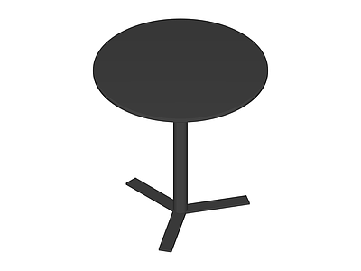 高脚圆桌组件