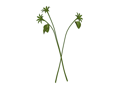 仿真绿植枝条组件