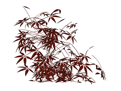 红叶灌木丛