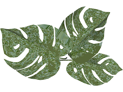 龟背竹仿真植物组合