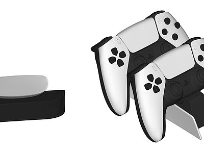 PS5手柄与底座组合