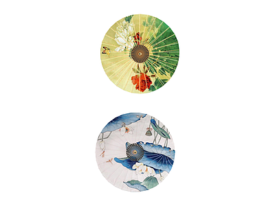 古典油纸伞组件