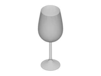 白模红酒杯
