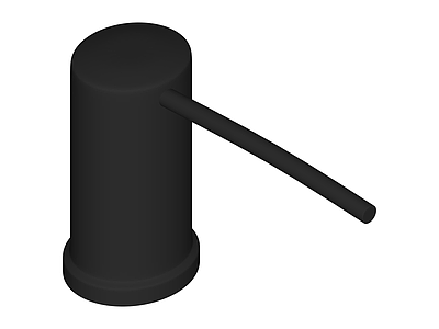 黑色按压式皂液器