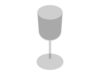 灰色高脚杯