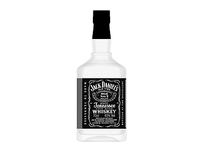 杰克丹尼威士忌酒瓶