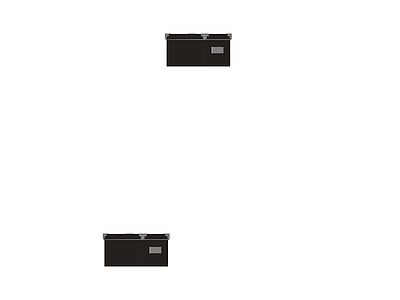 黑色收纳箱/工具箱