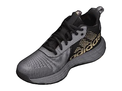 黑金配色运动鞋