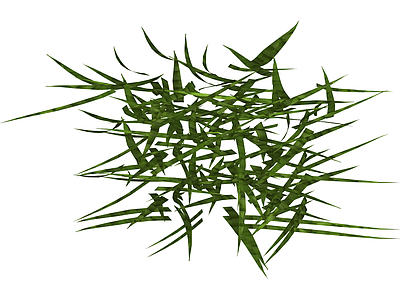 绿色草丛模型
