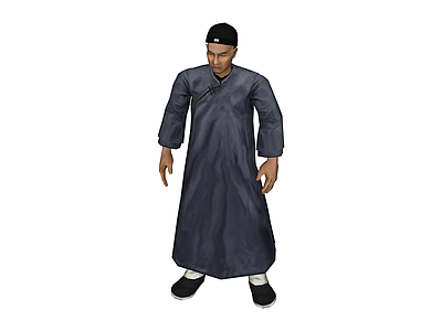 清代服饰人物模型