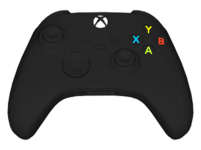 黑色Xbox游戏手柄