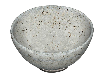 灰釉斑点陶瓷碗