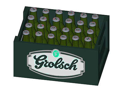 Grolsch啤酒箱组件