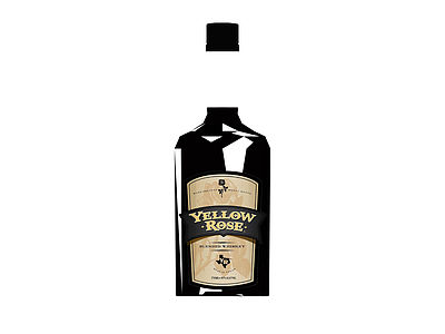 Yellow Rose威士忌酒瓶